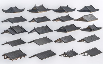 中式檐线 古建屋顶